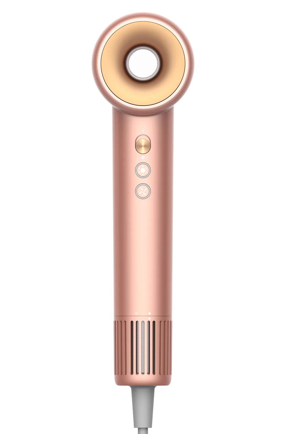 Suszarka do włosów COSHARE SuperFlow1 PRO Rose Gold – widok z przodu